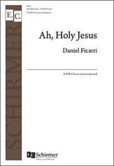 Ah, Holy Jesus SATB choral sheet music cover